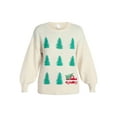 thumbnail image 5 of Holiday Time Women's and Women's Plus Pretty Christmas Sweater, Sizes XXS-3X, 5 of 5