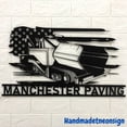 thumbnail image 2 of Handmadetneonsign Custom US Asphalt Paver Truck Driver Metal Wall Art LED Light - Personalized Pave, 2 of 3