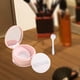 thumbnail image 5 of Estuche de maquillaje Zulema DIY portátil vacío con espejo y red para novia, 5 of 7