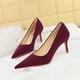 thumbnail image 2 of Zapatos de mujer de estilo minimalista, de moda, finos, con tacones altos, de boca poco profunda y punta puntiaguda, nuevos para primavera y otoño, 2 of 4