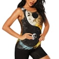thumbnail image 2 of Fotbe Yin Yang Blusas Sin Mangas para Mujer – Estilo Casual, Corte Suelto, Slim-Fit, Cuello Redondo Deportivo, Tops de Verano para Gimnasio y Yoga-Medium, 2 of 7