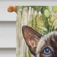 thumbnail image 3 of Carolines Treasures CDCO0033CHF Siamese Cat in the Roses Flag Canvas House Size, 3 of 4