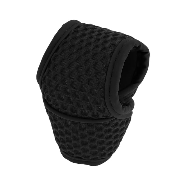 Cubierta de pomo de cambio de marcha manual automotriz universal para SUV y camiones Unique Bargains de tela negra