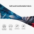 thumbnail image 5 of Lsque Red And Blue Leaves Pattern Sweatbands Sports Headband for Men & Women - Moisture Wicking Athletic Cotton Terry Cloth Sweatband for Tennis, Basketball, Running, 5 of 9