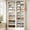 White, variant on Homieasy Tall Shoe Cabinet, 10 Tiers Narrow Wood Shoe Rack, Shoe Storage Organizer with Open Storage, Vertical Shoe Shelf Tower for 40-44 Pairs, Space Saving, Set of 2, Black