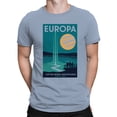 thumbnail image 2 of Europa Jupiter Moon Adventures Art Men's T-shirt, 2 of 3