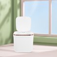 thumbnail image 4 of DEEPCRAFF Waste Container for Table in White with Flip Lid Design for Home Users 1Pack, 4 of 8