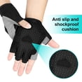 thumbnail image 2 of Guantes de medio dedo para hombre y mujer, manoplas antideslizantes para gimnasio, ciclismo, accesorios de bicicleta Fivean Guantes deportivos, 2 of 2