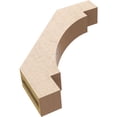 thumbnail image 6 of Ekena Millwork 3"W x 16"D x 16"H Merced Rough Cedar Woodgrain TimberThane Knee Brace, Primed, 6 of 6