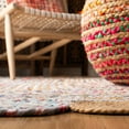 thumbnail image 4 of SAFAVIEH Cape Cod Kyle Geometric Area Rug, Beige/Multi, 3' x 3' Round, 4 of 7