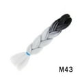 thumbnail image 1 of MZCPSYHA 24 Inch Braiding Hair Extensions High Temperature Synthetic Fibre, Pre Stretched Braiding Hair For Women, 1 of 3