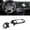 Carbon Fiber pattern+Black, variant on Red /Black ABS Car Inner Central Control Dashboard Panel Cover Trim scratch-resistant For Toyota Tacoma 2016-2022