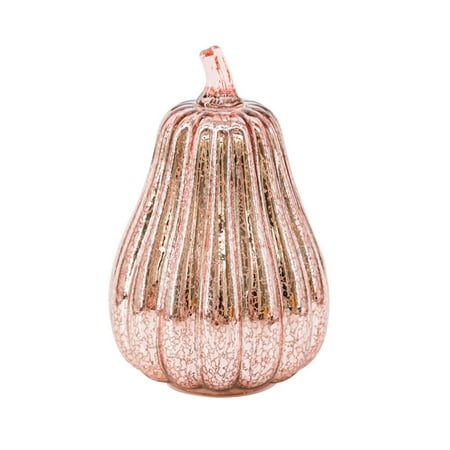 

Light Up Glass Pumpkin with Timer Halloween Decorations