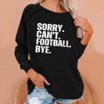 thumbnail image 2 of Towmus Funny Halloween Shirt For Women Long Sleeve Cute Graphic T Shirts Letter Print Casual Loose Sweater Black, 2 of 4