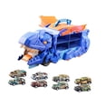 thumbnail image 4 of Camión Tragador de Dinosaurios perfke Juguete Educativo 8 Carros, 4 of 9