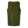 thumbnail image 2 of Aayomet Débardeur Homme Serré Couleur Unie Sport Musculation Base (Vert, m), 2 of 5