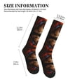 thumbnail image 4 of Sikiie Animal Cat 1 Pairs Compression Socks for Men and Women 15-20 mmHg Running Support Socks, 4 of 7
