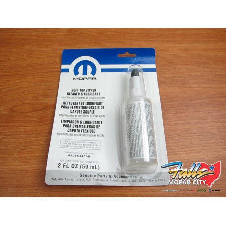 Nx Jeep Soft Top - 1997-2018 Jeep Wrangler Convertible Soft Top Zipper Cleaner Lubricant Mopar OEM