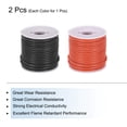 thumbnail image 3 of 16 Calibre Silicona Cable 16AWG Eléctrico Cable Trenzado Cable Flexible Estañado Cobre Cable Alta Temperatura Conexión Cable Carrete Negro y Rojo 15 m/49,2 Pies 2uds, 3 of 7