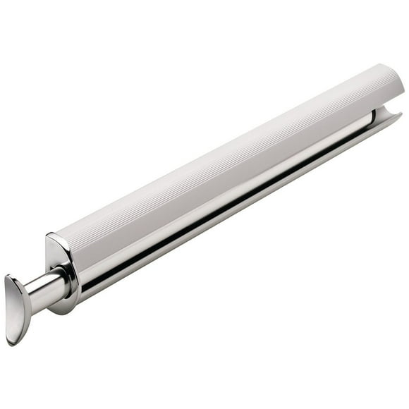Hafele 11 3/4 inch Synergy Elite Closet Valet Rod (Matt Aluminum w/Chrome)