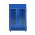 thumbnail image 2 of Dollhouse Refrigerator, Wood Dollhouse Fridge Double Door Safe Simulation Easy To Store Exquisite Workmanship  For 1:12 Dollhouse White,Yellow,Black,Blue,Red, 2 of 8