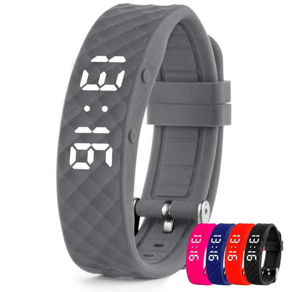 TabTime Alarme Vibrante Rappel Watch (grey) - avec jusqu'à 10 Alarmes Personnelles Ou Rappels de Pilules par Jour