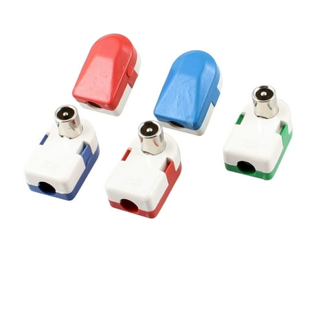 Unique Bargains CATV FM TV Jack RF Male Coax Plug Antenna Connector Adapter 5pcs Unique Bargains CATV FM TV Jack RF Male Coax Plug Antenna Connector Adapter 5pcs