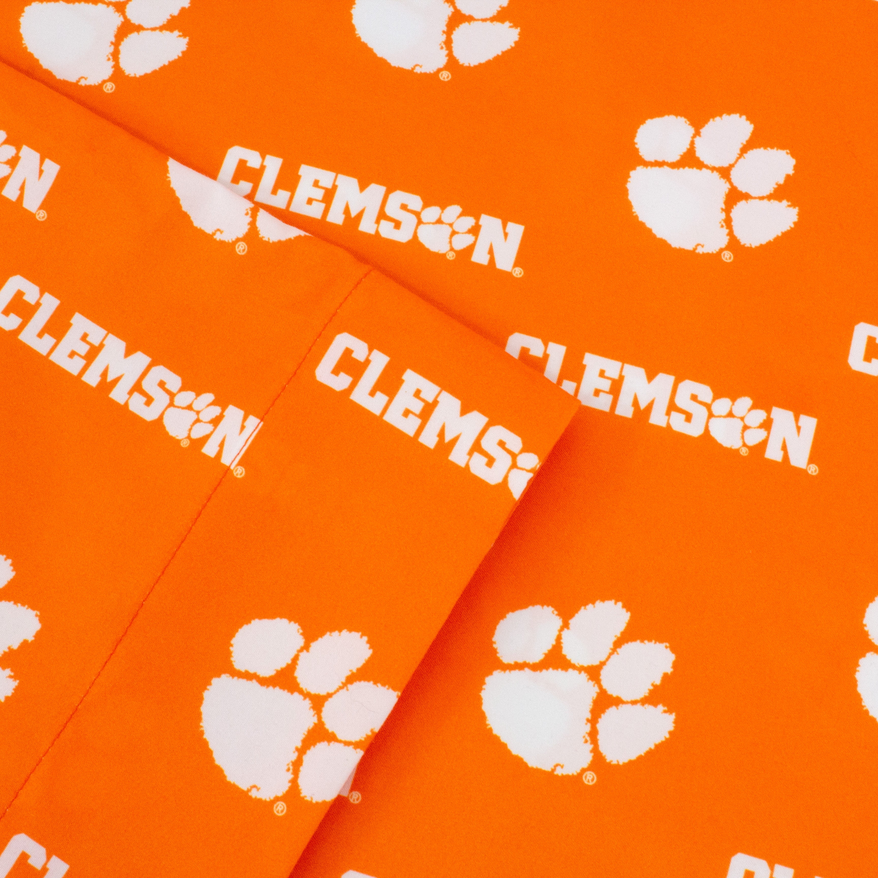Clemson Tigers Pillowcase Body Pillow - 20" x 60"