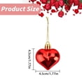 thumbnail image 3 of 10Pcs Valentines Day Tree Ornaments Heart Ornaments Hanging Hearts Mini Heart Ornaments Valentine's Heart Decorations Heart Ornaments, 3 of 9