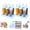 Blue, variant on 2 Pack Popsicle Molds, 12-Cavity Reusable Ice Pop Maker Set with Stand and Handles for Homemade Frozen Treats, Juice, Yogurt, Fruit and Smoothies