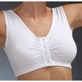 thumbnail image 2 of Front-Snap Cotton Comfort  Knit Bra, 2 of 2