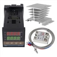 thumbnail image 2 of 2X Controlador de Temperatura PID -C100 Kit Termostato Alto Voltaje 100ACV A 240ACV+Relé SSR 40DA+ Sonda K, 2 of 5