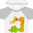 thumbnail image 4 of Inktastic Happy Dinosaur First Birthday-green Boys or Girls Baby Bodysuit, 4 of 5