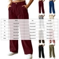 thumbnail image 3 of Gubotare Loose Pants for Women Joggers for Women with Pockets Womens Sweatpants Lightweight Yoga Lounge Pants for Athletic Workout Running (Brown,XXXL), 3 of 7