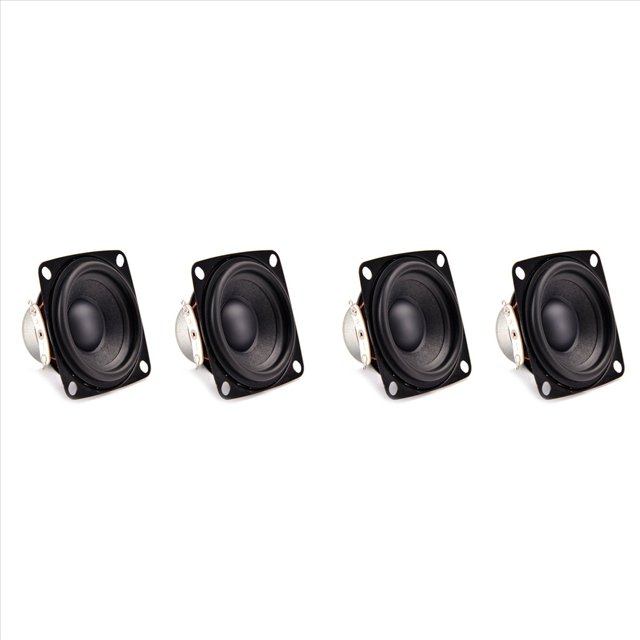 4 Altavoces de Rango Completo de 52 mm, 4 Ohmios, 10 W, Altavoz Bluetooth Magnético Doble de Plano