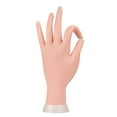 thumbnail image 4 of Manicure Practice Hands And Fingers Nail Hand Practice Model Flexible Movable Soft Plastic Hand For The Fake Starter Training, 4 of 6