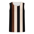 thumbnail image 3 of Color Su Propio Pijamas, el Tiempo Libre de los Hombres Fitness Home Wear Fashion Streak Printing T-Shirt Deportes, 3 of 4