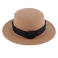 thumbnail image 3 of Sombrero Fedora Sunnimix para hombres Sombrero de jazz plano, 3 of 8