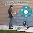 thumbnail image 5 of Accreate Airless Paint Sprayer, 750w Motor, 3300 Psi, 0.32 Gpm Flow For Painting Interior/Exterior Walls, Fence, Garage, Furniture, Includes Extension Pole And Cleaning Kit, 5 of 8