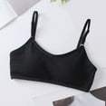 thumbnail image 2 of Teen Bras for Girls Ages 12-14 Seamless Youth Bras Everyday Wear Transition Bras for Puberty Black One Size, 2 of 6