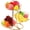 Gold, variant on Fruit Basket Bowl with Banana Hanger, Fruit Vegetable Storage Basket with Banana Tree Holder for Kitchen Counter, Detachable Organizer for Bread Snack Produce (Black, 3-Tier Metal Base)