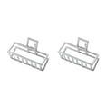 thumbnail image 1 of maskred Fashion Claw Clips Large Simple Style Handy Simple Style Sturdy Exquisite Accessories Barrettes for Women White/Rectangle 2Set, 1 of 6
