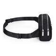 thumbnail image 5 of UTO Fanny Packs for Women Nylon Crossbody Belt Bag Fashion Waist Bag for Travel Hiking Running with Adjustable Strap(Black), 5 of 9