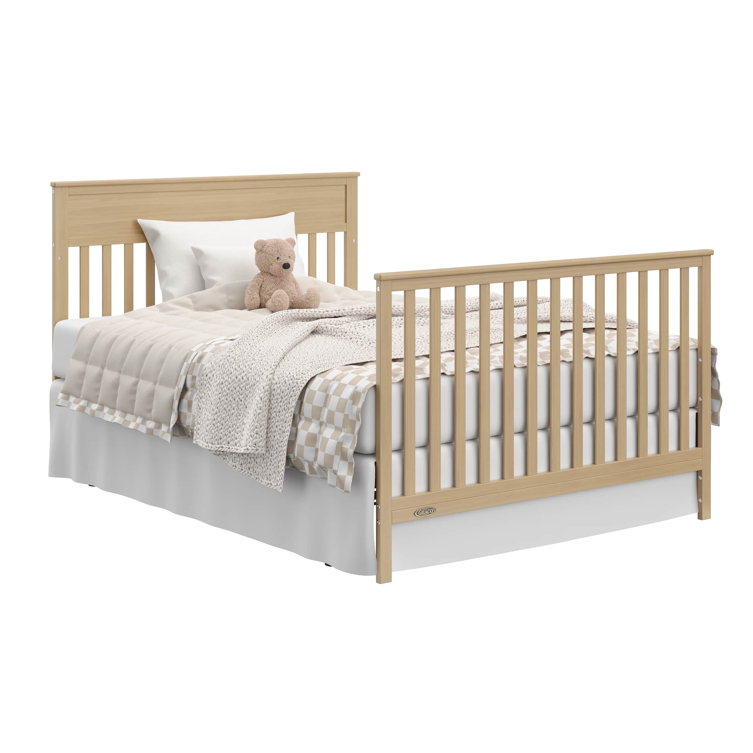 Graco Shiloh Convertible Baby Crib and Changer, Driftwood