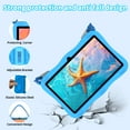 thumbnail image 3 of QunyiCo Kids Tablet 7 inch,Android 13 Tablet for Kids 3-7,4GB RAM 32GB ROM,1024 * 600 IPS Touch Screen,Parental Control,Tablet with Protective Case,Blue, 3 of 9