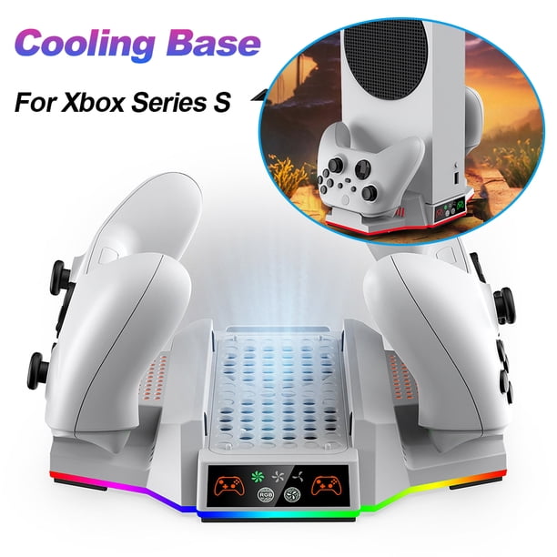 Estación Carga Controlador Dual Con Soporte Refrigeración para Accesorios Xbox Series S