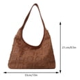thumbnail image 1 of Bolso tipo cartera de retales, gran capacidad, Color contrastante, cuadrado, moderno, versátil, 1 of 7