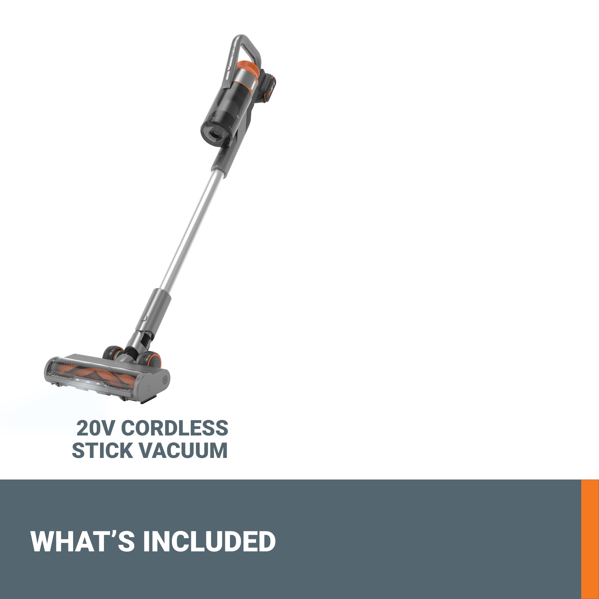 Worx WX038L.9 20V Power Share Cordless Stick Vacuum (Tool Only)