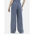 thumbnail image 3 of No Boundaries Mini Waistband Wide Leg Pants, Women's, 3 of 5