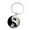 1, variant on Creative Yin Yang Tai Chi Glass Cabochon Pendant Keychain Key Ring Holder Gift